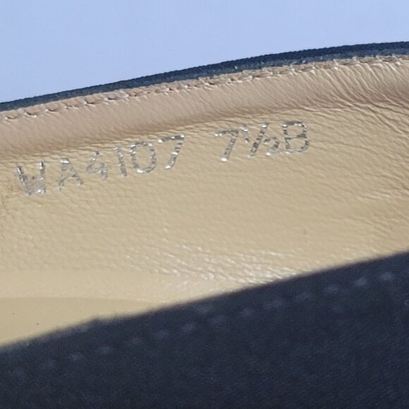 Bruno Magli Black Peep Toe Kitten Heel Pumps. Size 7.5B - Picture 9 of 9